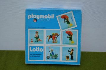 Vintage Playmobil lotto uit 1977 verzamelaarsobject beschikbaar voor biedingen