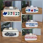 Koekdoos Boerenbont Landschap Butterflij Societe Ceramique, Verzenden