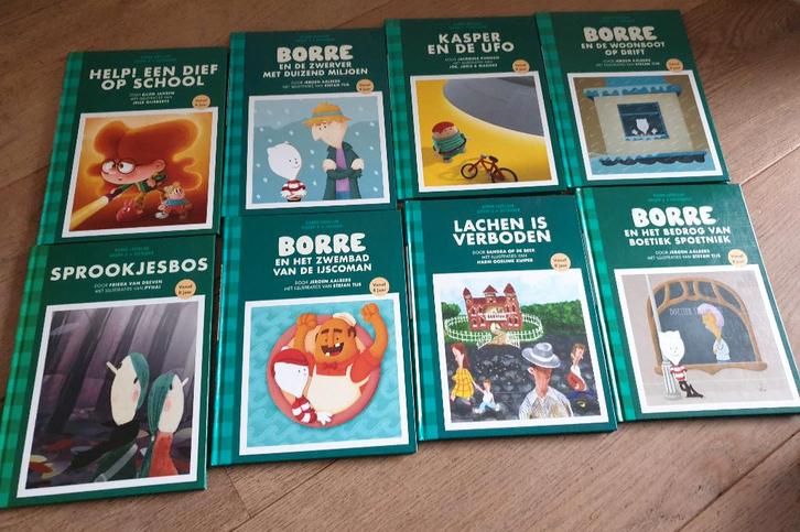 8 stuks borre boekjes groep 5, Boeken, Kinderboeken | Jeugd | onder 10 jaar, Zo goed als nieuw, Fictie algemeen, Ophalen of Verzenden