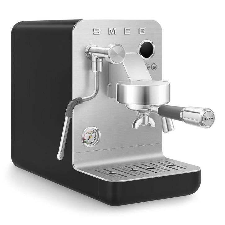 pakket SMEG EMC02BKMEU espresso en koffiemolen CGFS02SSEU, Witgoed en Apparatuur, Koffiezetapparaten, Nieuw, Koffiemachine, 10 kopjes of meer