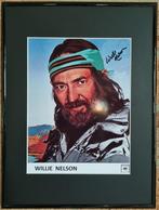 Willie Nelson gesigneerde foto (ingelijst), Gesigneerd, Ophalen of Verzenden