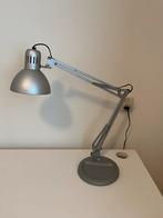 Zilveren Bureaulamp met Bakje, Ophalen, Gebruikt, Metaal