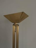 Prachtige vintage gouden stalamp robuuste kwaliteit, Ophalen, Gebruikt, Metaal, 150 tot 200 cm
