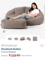 Zitzakbank, Ophalen of Verzenden, Zo goed als nieuw, Grijs, Zitzak