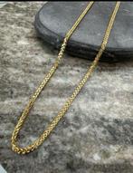 14k Gouden Vossenstaart Ketting, Ophalen of Verzenden, Zo goed als nieuw, Goud