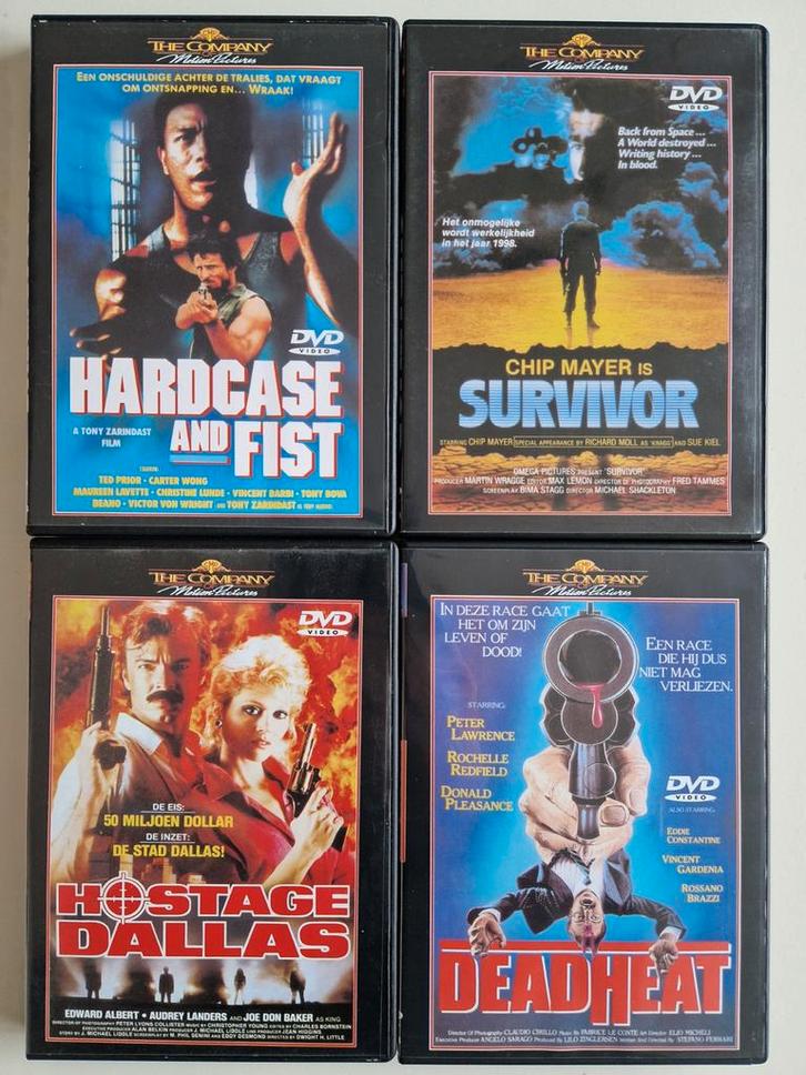 THE COMPANY DVD SET (4 voor €4,-), Cd's en Dvd's, Dvd's | Actie, Zo goed als nieuw, Actie, Verzenden