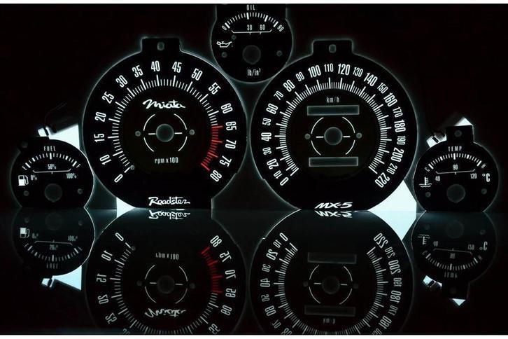 Mazda MX5 - Indiglo Tellerplaten II, Auto diversen, Tuning en Styling, Ophalen of Verzenden