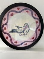 Ingelijste schilderijtjes van diverse vogels, Ophalen of Verzenden