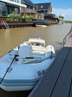 Zodiac rubberboot met honda 20pk, Watersport en Boten, Rubberboten, Ophalen, Benzine, Minder dan 70 pk, Overige materialen