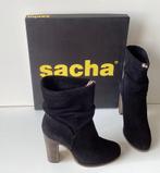 Nieuwe SACHA Suède Laarzen zwart mt 37, Ophalen, Zwart, Lage of Enkellaarzen, Nieuw