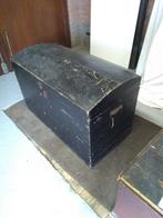 Dekenkist grijs / zwart, Huis en Inrichting, Woonaccessoires | Kisten, Ophalen, 50 tot 100 cm, 50 tot 75 cm