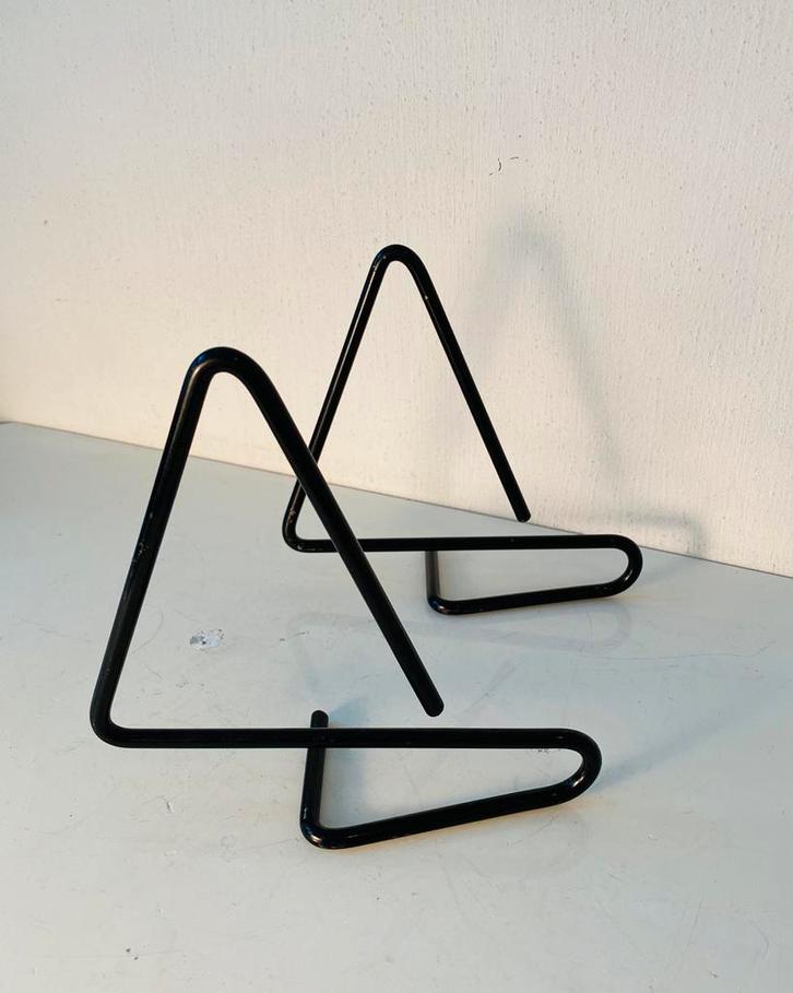 Jaren 80 boekensteunen (4) voor oa Lundia, Huis en Inrichting, Woonaccessoires | Wandplanken en Boekenplanken, Gebruikt, Ophalen of Verzenden