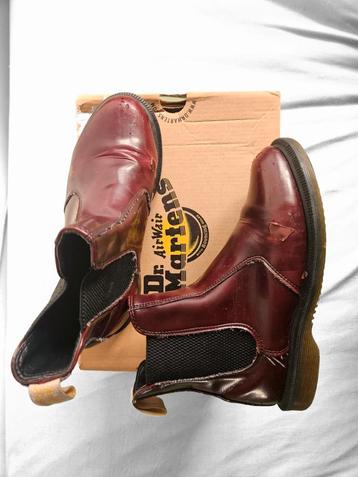 Rode Chelsea boots Dr Martens Flora vegan 37 beschikbaar voor biedingen