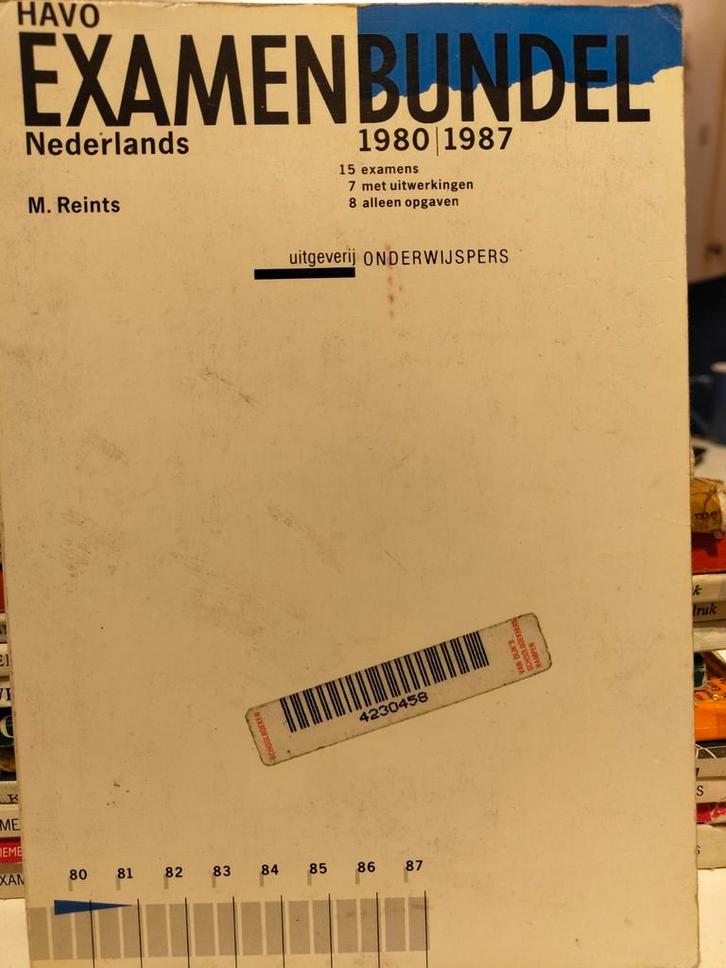 HAVO Examenbundel Nederlands 1980-1987, Boeken, Studieboeken en Cursussen, Gelezen, HBO, Alpha, Ophalen of Verzenden