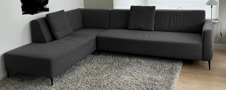 Hoekbank Key-West van Goossens, Huis en Inrichting, Banken | Bankstellen, Gebruikt, Vierpersoons of meer, Stof, Ophalen