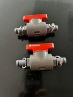 2x Gardena 13 mm kraan - Tuinslang koppeling, Tuin en Terras, Druppelsystemen, Ophalen of Verzenden, Gebruikt