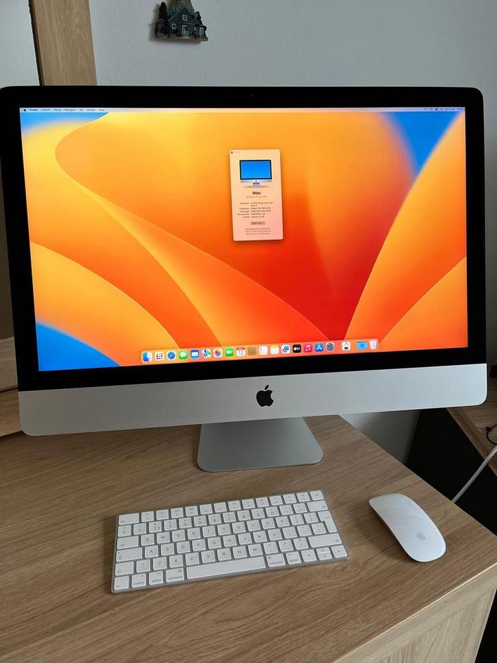 Imac 27 inch Retina 5k Core i7, Computers en Software, Apple Desktops, Zo goed als nieuw, iMac, SSD, 3 tot 4 Ghz, Ophalen of Verzenden