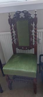Mooie bewerkte Mechelse stoel. Antiek, Ophalen