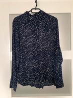 Blouse Hema maat XL d.blauw/beige hartjes, Ophalen of Verzenden, Zo goed als nieuw, Maat 46/48 (XL) of groter, Blauw