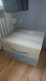 Nachtkastje met 2 lades, Ophalen, Minder dan 45 cm, Zo goed als nieuw, Minder dan 55 cm