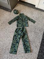 Soldaat verkleed pak maat 128, Kinderen en Baby's, Carnavalskleding en Verkleedspullen, Ophalen of Verzenden, Zo goed als nieuw