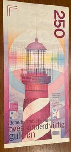 250 gulden biljet Vuurtoren. Kwaliteit: prachtig+, Postzegels en Munten, Bankbiljetten | Nederland, Ophalen, 250 gulden