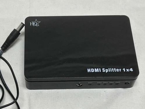 HDMI Splitter HQSSH200 4-Poorts, Audio, Tv en Foto, Televisie-accessoires, Nieuw, Ophalen