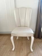 3 Witte Elegante Stoelen (Zo Goed Als Nieuw), Huis en Inrichting, Stoelen, Ophalen, Kunststof, Drie, Wit