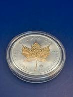 Maple Leaf 2023 gedeeltelijk verguld 1oz, Ophalen of Verzenden, Zilver