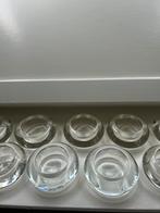 17 waxinelichthouders, Ophalen of Verzenden, Zo goed als nieuw, Overige materialen, Minder dan 25 cm