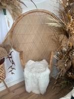 Boho stoel groot pauw fauteuil rotan peacock, Ophalen, Zo goed als nieuw
