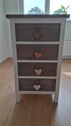 Ladekastje, Ophalen, Minder dan 50 cm, Zo goed als nieuw, 3 of 4 laden