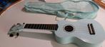 Zo goed als nieuwe lichtblauwe ukelele met hoes, Ophalen, Zo goed als nieuw, Ukelele