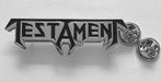 Testament mooie nieuw shaped logo pin badge speld n4, Nieuw, Overige typen, Verzenden