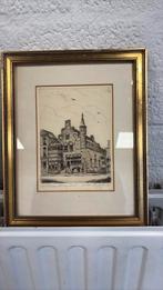 De Mondriaan Den Bosch, Cor van der Woerd Ets, Antiek en Kunst, Kunst | Etsen en Gravures, Ophalen of Verzenden