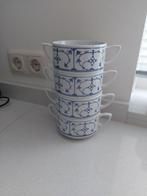 Blauw Jager Saks ontbijt/diepeborden schalen kommen enz, Huis en Inrichting, Keuken | Servies, Verzenden, Zo goed als nieuw, Bord(en)