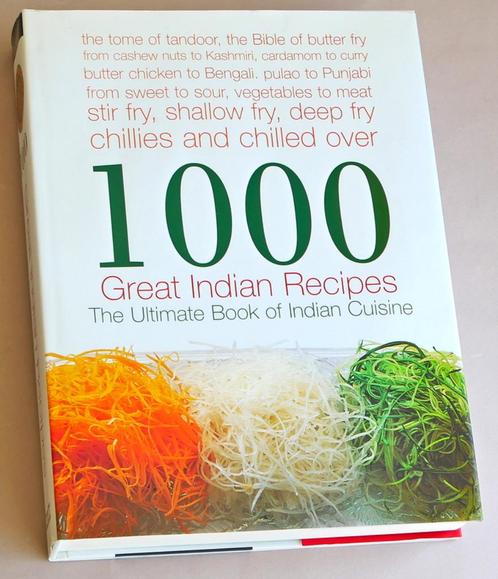 The Ultimate Book of Indian Cuisine. 1000 Great Recipes, Boeken, Kookboeken, Zo goed als nieuw, Azië en Oosters, Ophalen of Verzenden