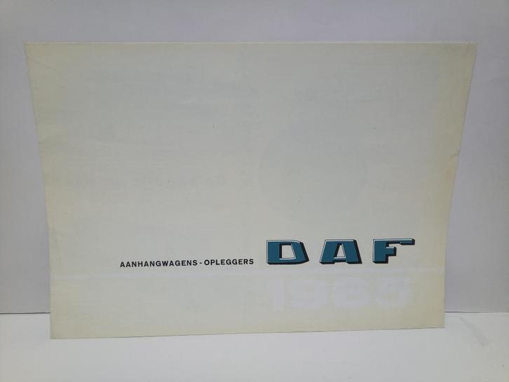 DAF Aanhangwagens - Opleggers - uit 1965, Boeken, Auto's | Folders en Tijdschriften, Gelezen, Overige merken, Ophalen of Verzenden
