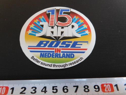 sticker BOSE in Nederland 15 jaar  Better sound *, Verzamelen, Stickers, Zo goed als nieuw, Bedrijf of Vereniging, Ophalen
