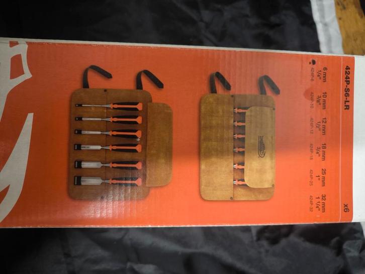 Bacho Beitel Set 424P-S6-LR - Nieuw, Doe-het-zelf en Verbouw, Gereedschap | Handgereedschap, Zo goed als nieuw, Ophalen of Verzenden