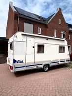 Nette Bürstner Fun TS 400 - 4 pers. caravan vakantie klaar!, Caravans en Kamperen, Vast bed, Schokbreker, Treinzit, Particulier