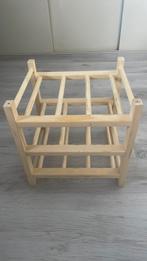 IKEA HUTTEN wijnrek voor 9 flessen, Ophalen of Verzenden, Zo goed als nieuw, Hout, Minder dan 50 cm