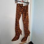 Panterprint overknee laarzen, Hoge laarzen, Bruin, Nieuw, Ophalen of Verzenden