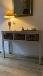 Haltafel, Huis en Inrichting, Tafels | Sidetables, Ophalen, Gebruikt, 100 tot 150 cm, Overige houtsoorten