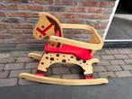 Houten Schommelpaard - Kinderspeelgoed, Ophalen, Zo goed als nieuw, Paard