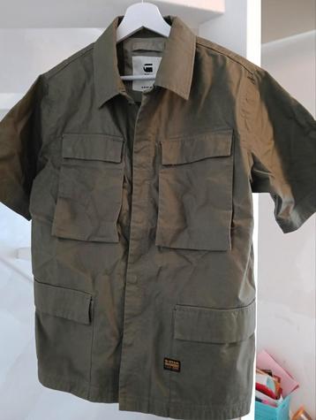 G-star olijfgroene (over)blouse Mt m beschikbaar voor biedingen