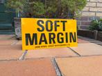 Oud reclame bord soft margin john hynes nieuw zeeland metaal, Ophalen of Verzenden, Reclamebord