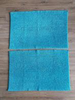 2 warme intens blauwe douchematten van 60 cm bij 90 cm, Ophalen of Verzenden, Nieuw, Blauw, Badmat