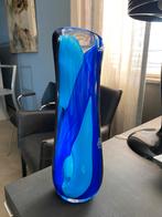 Sereno vazen Mondgeblazen, Ophalen, Blauw, Nieuw, Glas