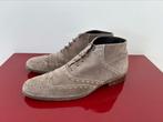Greve boots suede brogues maat 9 1/2, Verzenden, Gedragen, Bruin, Boots